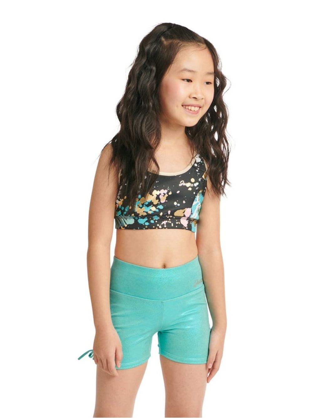 Justice girls' reversible sports bra
L 12/14
